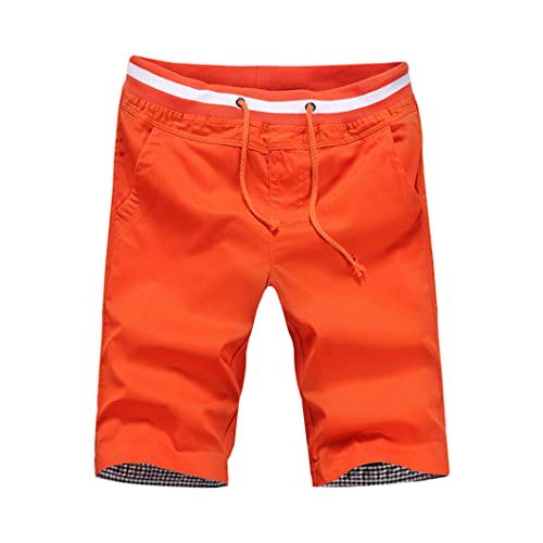 Short d'été décontracté homme en coton à taille élastique - 2