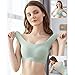 Plus Size Sports Bras for Women Anti-Sagging High Impact Bra Comfort Wireless Athletic Underwear for All-Day Wear Green