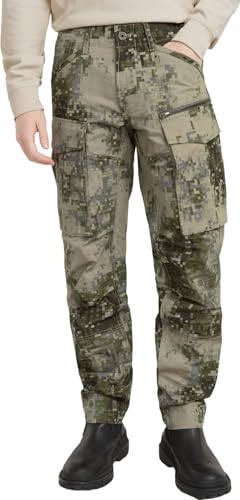 G-STAR Raw - Mens Rovic Zip 3D Regular Tapered Pants, Color Elephant Skin Mini Digi Camo, Size: 40W x 34L