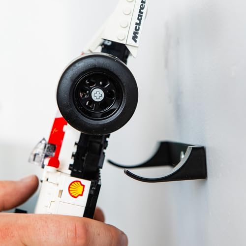 Image of Wall Mount Compatible with Lego Icons F1 Cars - Compatible with McLaren MP4 /4 & Williams FW14B - Ayrton Senna & Nigel Mansell Tribute - Models not Included