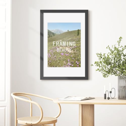 Image of Picrit 22x34 Black Poster Frame, Picture Frame for Wall, 3 Pack