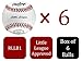 Rawlings | LITTLE LEAGUE Competition Grade Baseballs | RLLB1 | Youth/14U | Game/Practice Use | 6 Count