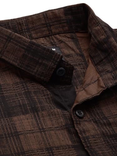 Image of Majestic Man Slim Fit Short Sleeve Checked Pure Cotton Casual Shirt