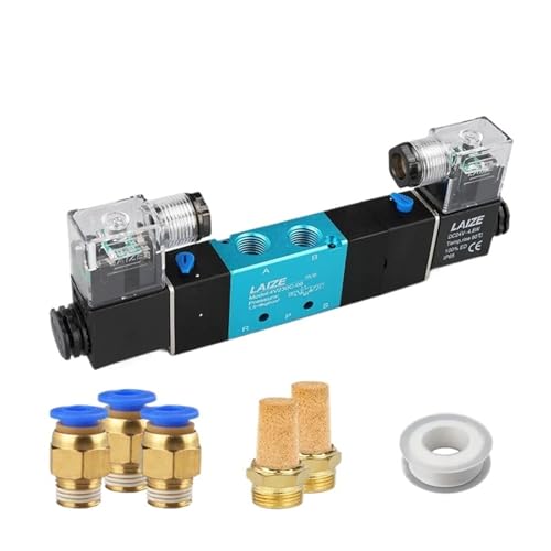 Válvula solenoide 4V230C-08 AC220V de 3 posiciones para control neumático preciso 2