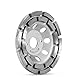 Professionelle Diamant-Topfscheibe 125 Mm Für Beton, Granit, Naturstein - 125 Mm X 22,2 Mm, Zweireihige Diamantschleifscheibe Für Effektive Oberflächenbearbeitung