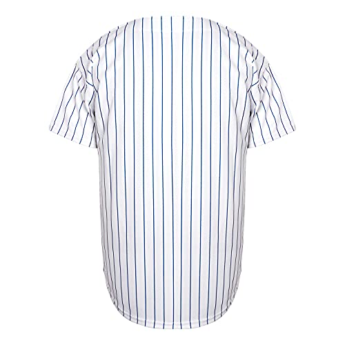 MESOSPERO Camisa de botones para hombre, manga corta, uniforme deportivo de béisbol, camiseta básica tamaño S-XXXL miniatura 3