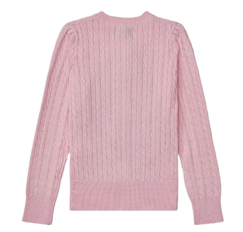 POLO RALPH LAUREN Kids Girl's Cable Knit Cotton Cardigan Sweater 2T Pink2