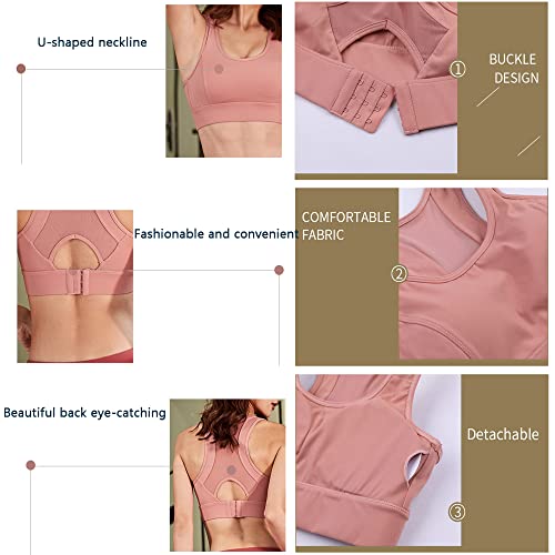Sujetador deportivo de alto impacto para mujer con control de rebote en color blanco talla M 6
