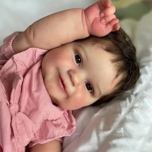 Muñeca bebé reborn realista de 24 pulgadas TERABITHIA miniatura 3