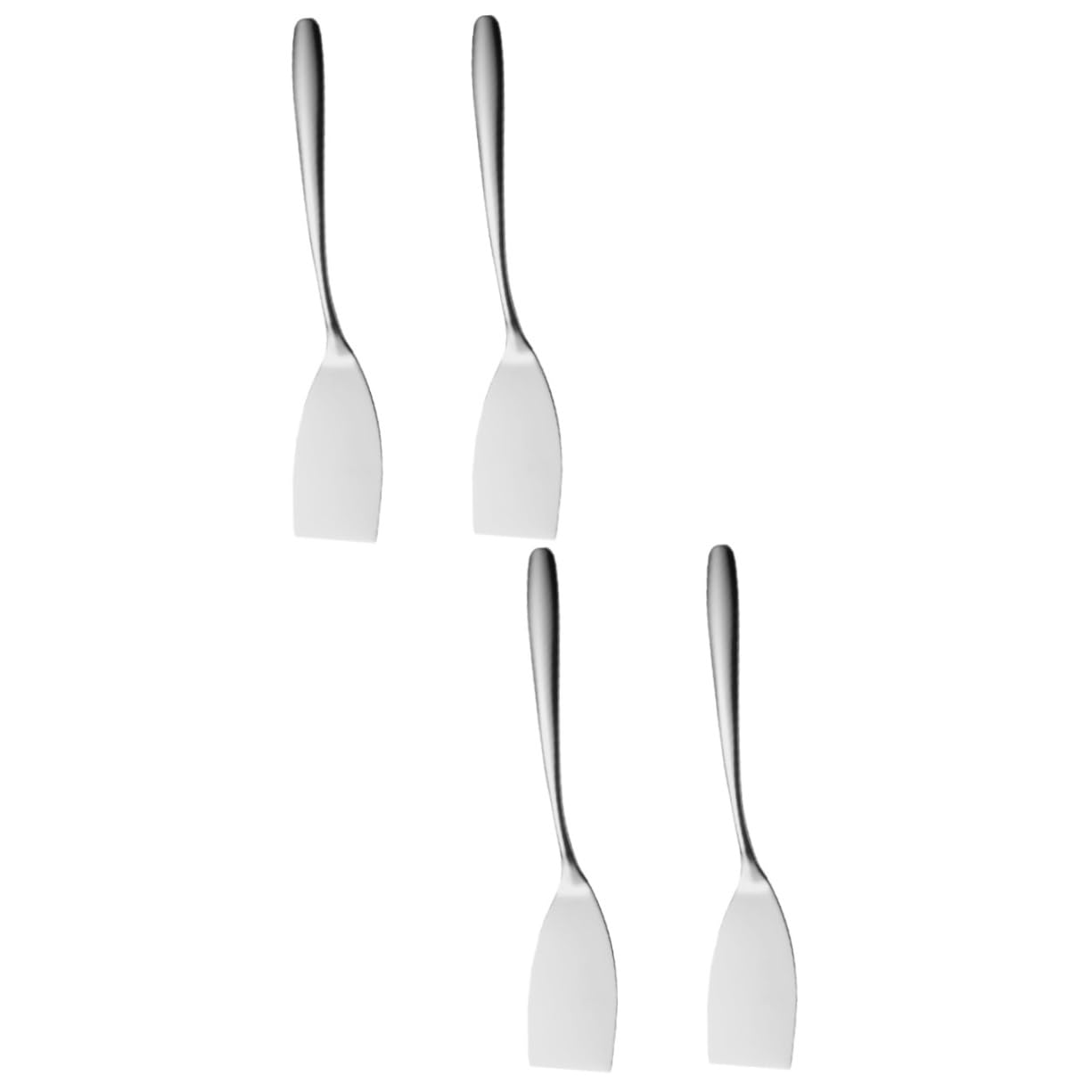 iplusmile 3 Set Spatole Inossidabile per Cucinare Utensili Multifunzione per Friggere Steak E Uova Design E Resistente 2 Pezzi*3