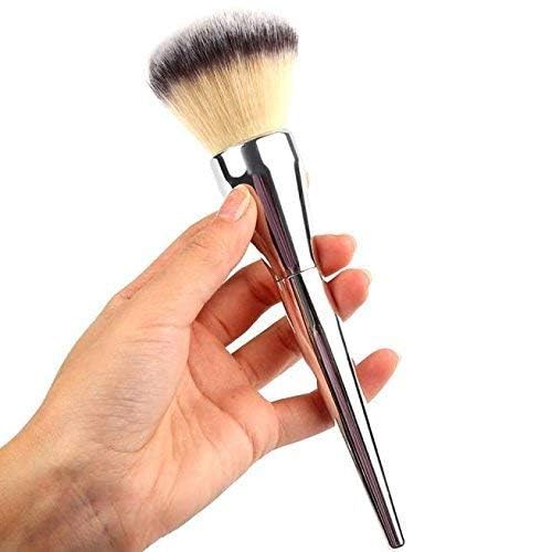 MKSL Large Powder Foundation Brush - Premium Fluffy Synthetic Makeup Brush for Pressed or Loose Powder, Liquid Foundation | Perfect for Blending, Buffing, Full Coverage | Soft Bristles-image-36