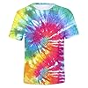 Men's Short-Sleeved T-Shirt, Regular Fit T-Shirts, Summer T-Shirts, Crew Neck T-Shirts, Print, Colourful Tee, Large Sizes, Lightweight Top, s, S #2