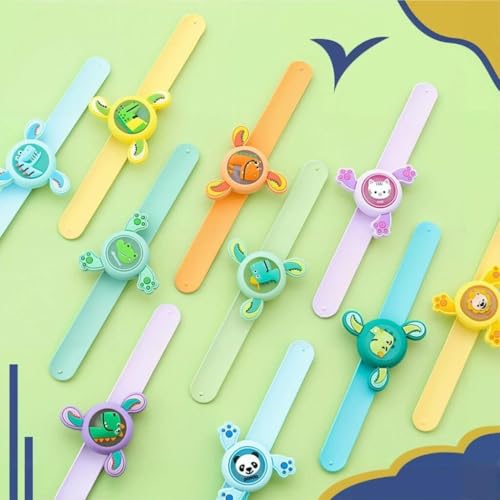 Image of BELOXY Cartoon LED Light Kids Rakhi Toy Boy Girl, Slap Band Cartoon Wrist Band with LED Light Up Great Birthday Gift Toys for Kids (Assorted Color and Model)