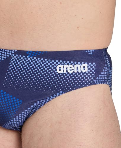 ARENA Men Performance Halftone Swim Briefs Athletic Swimwear Professional Swimsuit4