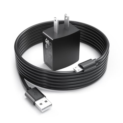 Micro USB Wall Charger Fit for Samsung Galaxy Tab A, E, S2, 3, 4, 7.0' 8.0' 9.6' 9.7' 10.1', SM-T580/350/280/113/377/560/713 Tablet with 5Ft Cable Power Cord