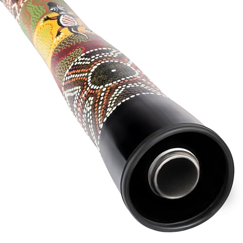 Meinl Percussion Slide Travel Didgeridoo - Größenverstellbares Reise Didgeridoo - D Stimmung - Inkl. Tasche - Kunststoff, Mehrfarbig (TSDDG2-BK)