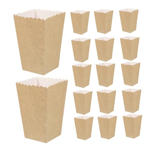 ZUNOXAZ 24 Piezas Cajas de Pequeño Contenedores para Snacks como Pollo Frito y Dulces Cajas de Cartón para Fiestas Cine y Reuniones al Aire
