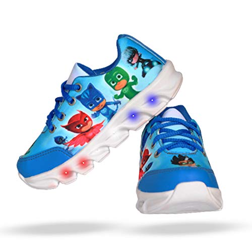 Tênis Infantil Led Luzinha Pj Masks Personagem Lançamento Meninos (28)