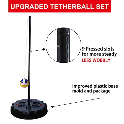 Zdgao Ensemble de balles de tetherball portables avec balle de
