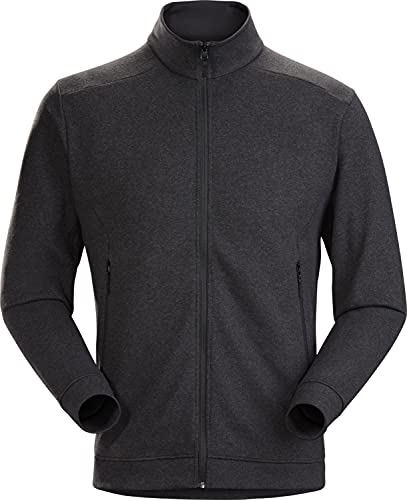 Arc'teryx Covert Lt-Cárdigan para Hombre Sudadera, Negro Jaspeado...