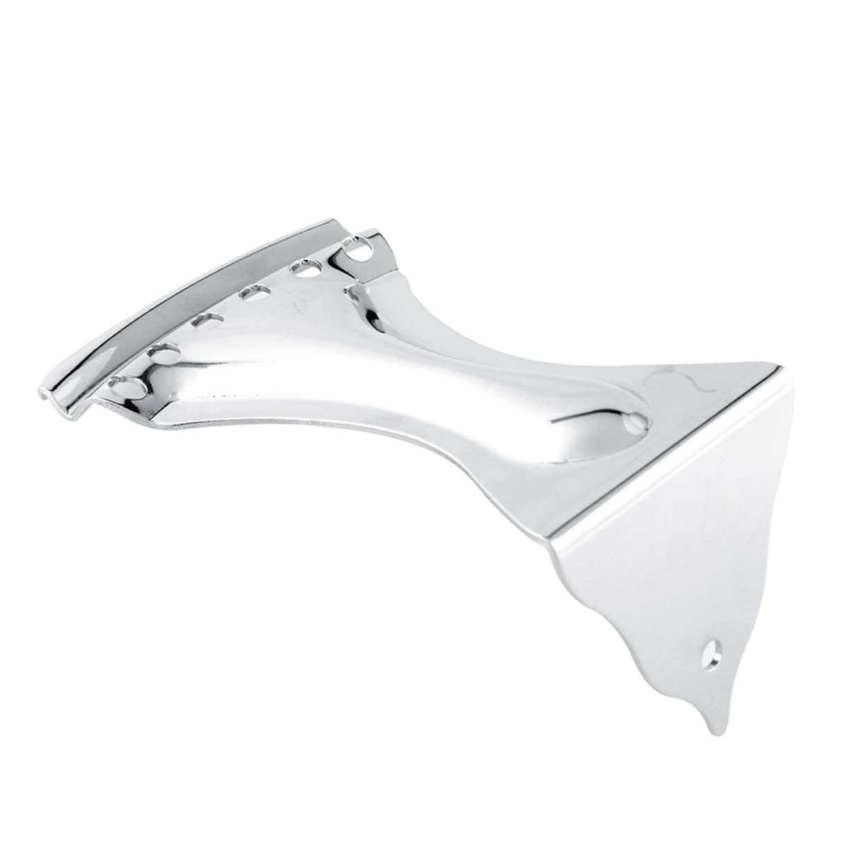 HEMOTON 6 String Tailpiece for Resonator Guitar Metal Guitar Component Chrome Finish