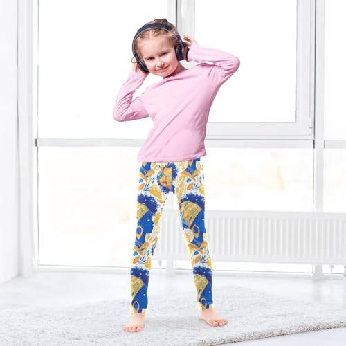 Beautiful African Woman Kids Baby Girls Athletic Leggings Stretchy Full Length Athleisure Pants Exercise4