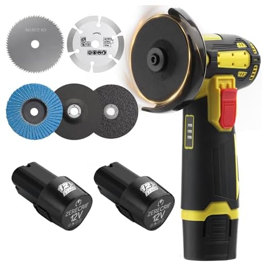 4000mAh Mini Angle Grinder Tool, 19500RPM Cordless Angle Grinder with battery, Small Portable Angle Grinder, Cordless cut off tool,Brushless Handheld Angle Grinders for Wood Metal Stone