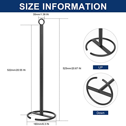 Nearmoon Bath Toilet Paper Holder Stand, Free Standing Tissue Paper Storage With Reserve, Space Toilet 4 Rolls Holder For Bathroom/Kitchen Countertop-All Metal thumb #1