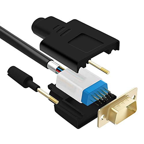 Valinks Hdmi To Vga Cable 10Ft/3M, Built-In Chip 1080P Hdmi To Vga Adapter (Male To Male) Video Converter Support Convert Signal From Hdmi Input Laptop Pc Hdtv To Vga Output Monitors Projector #TOP5
