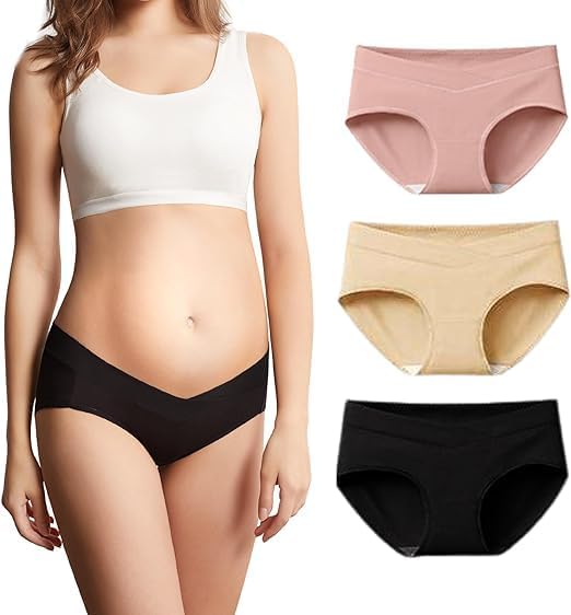 Women’s Sustainable Classic Hipster Panty | Comfortable Maternity & Postpartum Underwear Plus Size Pack of 3-image-11