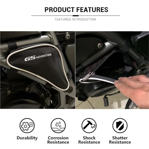 Sacoche cadre moto F700GS idéale pour vos road trips ADV - 5