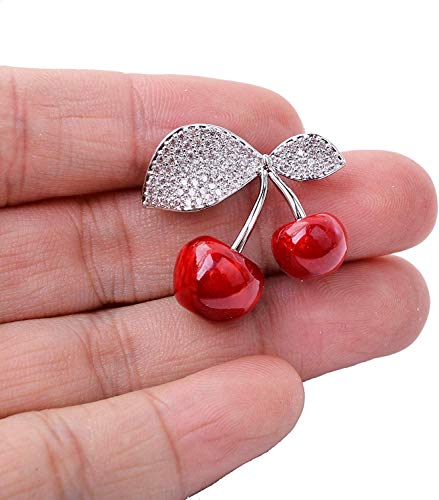 Canjoyn Carrot Cherry Pineapple Brooch Skirt Cardigan Hat Scarf Pin Lapel Pin Badge Wedding Corsage Shawl Pin thumb #2