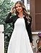 OmicGot Womens Long Sleeve Black Bolero Shrug Open Front Knit Cropped Cardigan L
