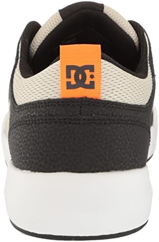 DC Men's Transit Casual Skate Shoe, Black/Orange, 6 | Image 2