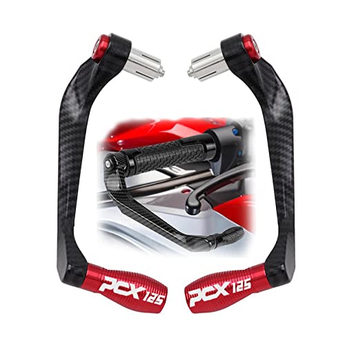 Protège-mains moto universel 22mm garde-boue guidon PCX 125 rouge