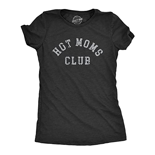 T-shirt sexy Hot Moms Club haut d'été moulant col rond femme