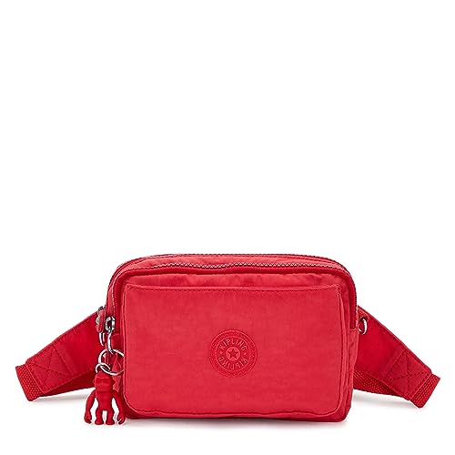 Image of Kipling Women's Abanu Medium Crossbody Bag, Lightweight, Adjustable Nylon Waist Pack with Multi-Compartment Zip Pockets