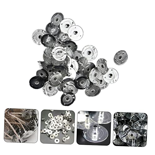 400 piezas base metálica para mechas de vela miniatura 3