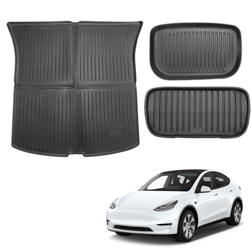 Tapis de coffre pour Tesla Model Y idéal pour sorties chiens et nature