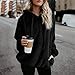Sudadera para Mujer,riou Sudaderas Adolescentes Chica De Manga Larga Empalme Color Moda...