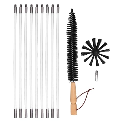 Brosse de cheminée flexible pour éliminer le goudron et éviter les risques de feu - 2