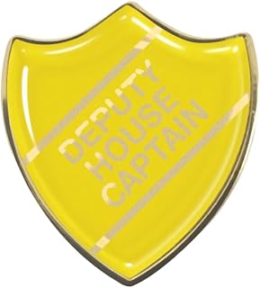 Deputy House Captain Yellow School Shield Badge