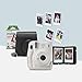 Instax Mini 11 - Kit de cámara instantánea con funda, Blanco