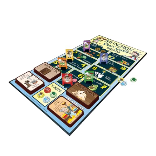 Munchkin Crazy Cooks Board Game, Family Card and Board Game, Adult, Kids by Steve Jackson Games - Used condition - Image 2