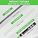 Billisa Golf Alignment Sticks 43 Inches Value 5-Pack with Premium Cover, Training Rods Essential Aiming Stick for Perfect Swing & Accurate Aiming & Effective Practice Guide (5 Pcs in Green)
