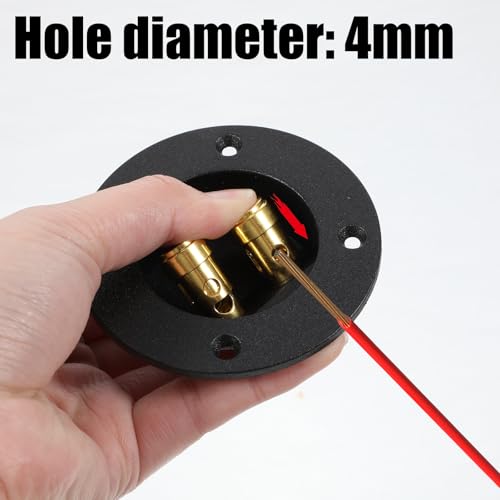 2 terminales para caja de altavoz de 3 pulgadas miniatura 4