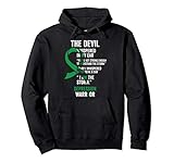 The Devil- Depression Awareness Support Ribbon Pullover Hoodie