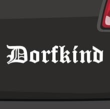 Dorfkind Sticker 6 Sizes 21 Colours Tractor Nature Bee Bavaria Country Life Field - Made in Germany - Sticker Freaks - Oracal - White - Vinyl - Sticker