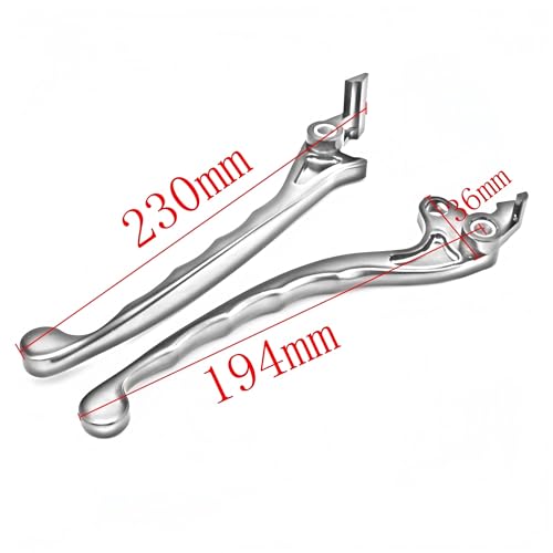 Levier d'embrayage Honda GL1500 chromé pour une commande de frein précise - 7