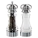 Chef Specialties Clear 7" Lehigh Pepper Mill/Salt Shaker Set
